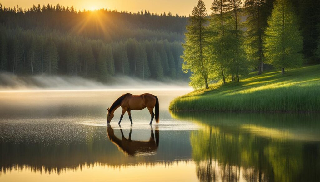 calming environment for horses calming environment for horses