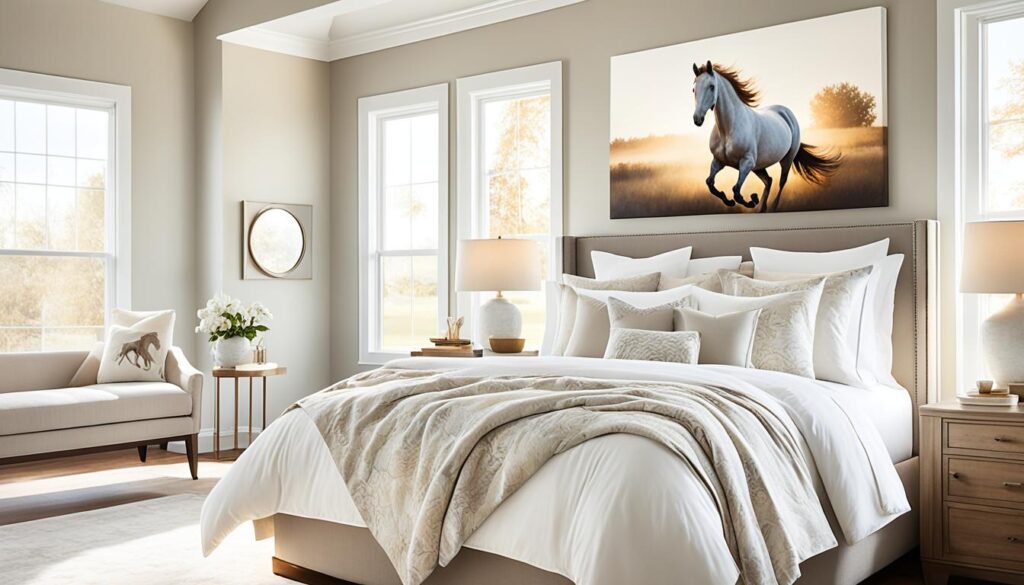 horse motifs in bedroom horse motifs in bedroom